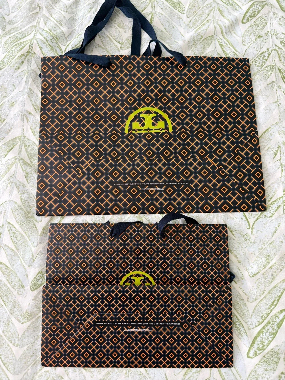 Tory Burch  shopping Tote Bag set of 2